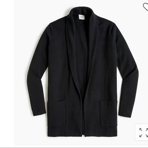NWT, J.Crew Chelsea Black Sweater-Blazer!